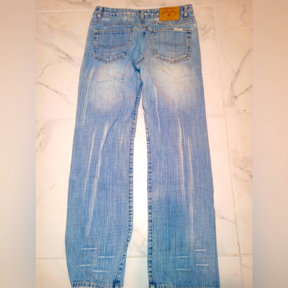 MENS Buffalo David Bitton Jeans X-Pert Driven Style Straight 28 Blue Faded Denim - Picture 9 of 14